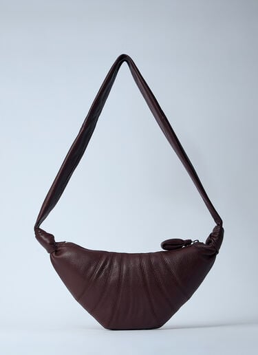 Lemaire Small Croissant Shoulder Bag Brown lem0360009