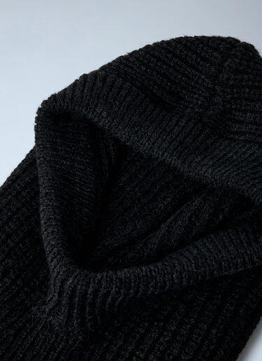 Knitted Wool-Blend Hood Lemaire Knitted Wool-Blend Hood Brown lem0362002