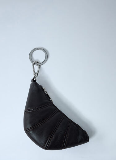 Lemaire Mini Croissant Keyring Brown lem0362004