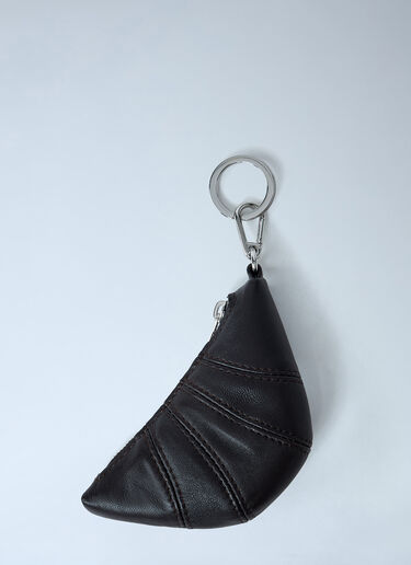 Lemaire Mini Croissant Keyring Brown lem0362004