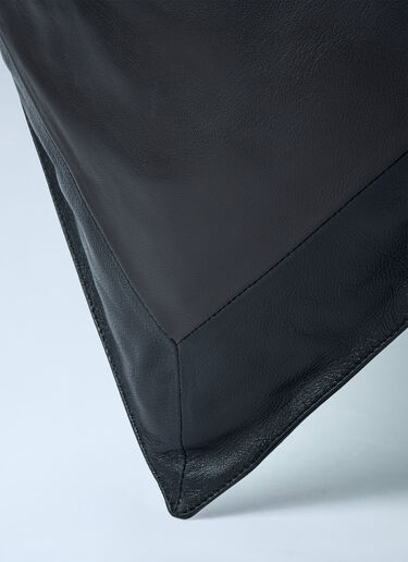 Lemaire Leather Scarf Bag Black lem0362018