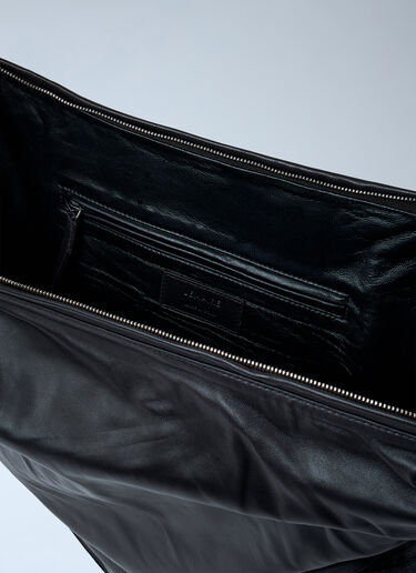 Lemaire Leather Scarf Bag Black lem0362018