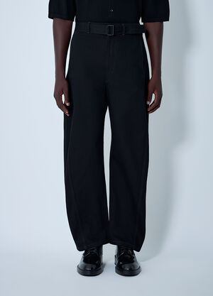 Lemaire Twisted Pants Black lem0362021