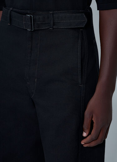 Lemaire Twisted Pants Black lem0362021