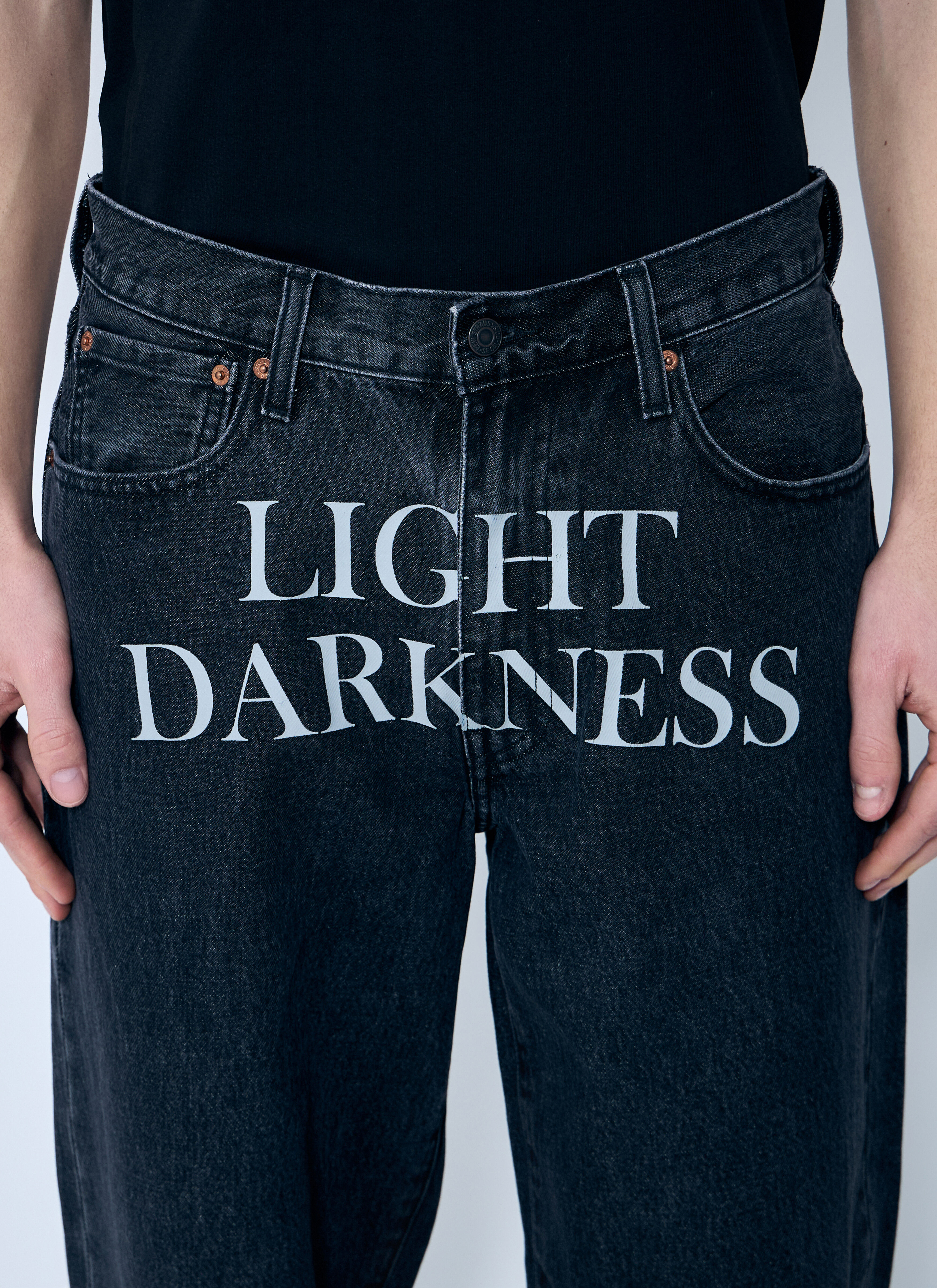 Levi's x Undercover Men's' Baggy Print Jeans in Black | LN-CC®