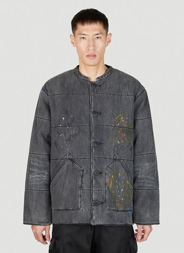 Paint Splatter Denim Jacket Liberaiders Paint Splatter Denim Jacket Grey lib0151003