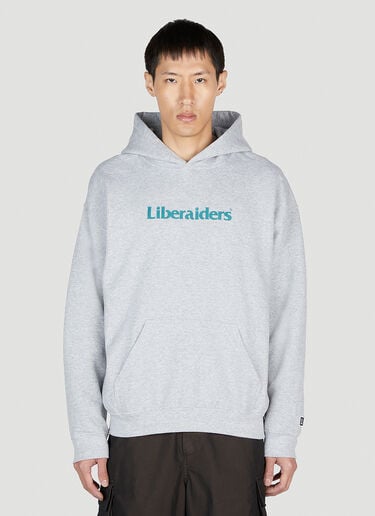 Logo Hooded Sweatshirt Liberaiders Logo Hooded Sweatshirt Grey lib0153006