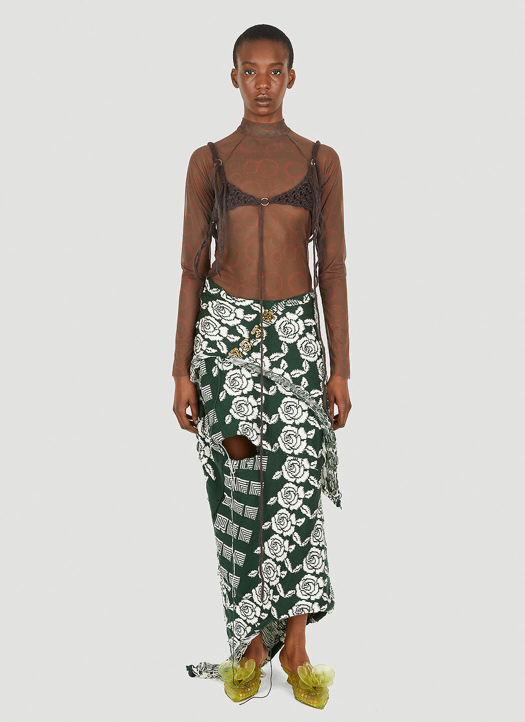 LOUISE LYNGH BJERREGAARD Hand Knitted Bra Top | LN-CC