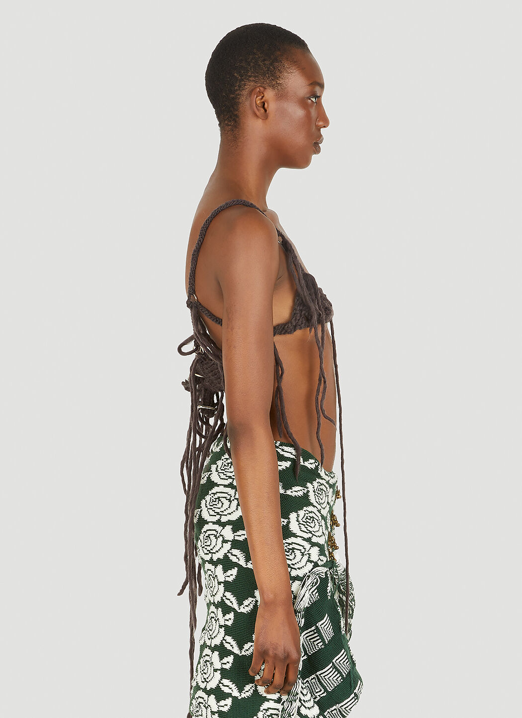 LOUISE LYNGH BJERREGAARD Hand Knitted Bra Top | LN-CC
