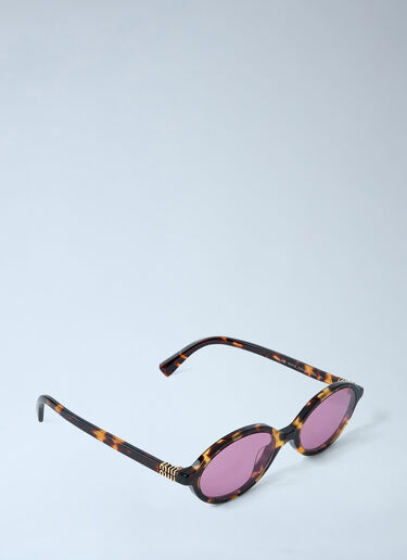 Show Sunglasses Miu Miu Show Sunglasses Brown lmu0255001