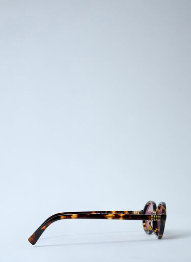 Show Sunglasses Miu Miu Show Sunglasses Brown lmu0255001