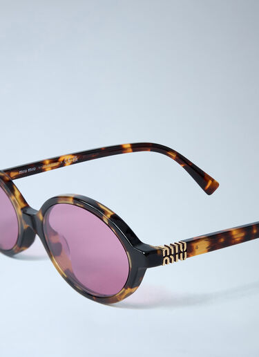 Show Sunglasses Miu Miu Show Sunglasses Brown lmu0255001