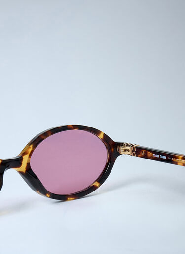 Show Sunglasses Miu Miu Show Sunglasses Brown lmu0255001