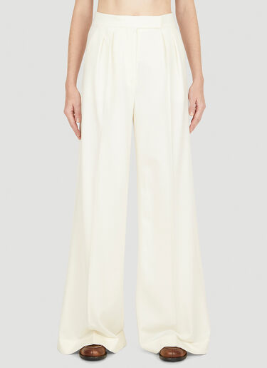 카툴로 팬츠 Max Mara 카툴로 팬츠 화이트 max0250077