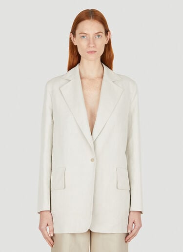 모사 싱글 브레스티드 블레이저 Max Mara 모사 싱글 브레스티드 블레이저 베이지 max0252003
