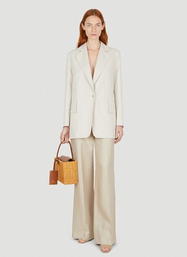 모사 싱글 브레스티드 블레이저 Max Mara 모사 싱글 브레스티드 블레이저 베이지 max0252003