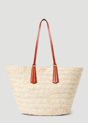 Max Mara Straw Tote Bag Beige max0252067