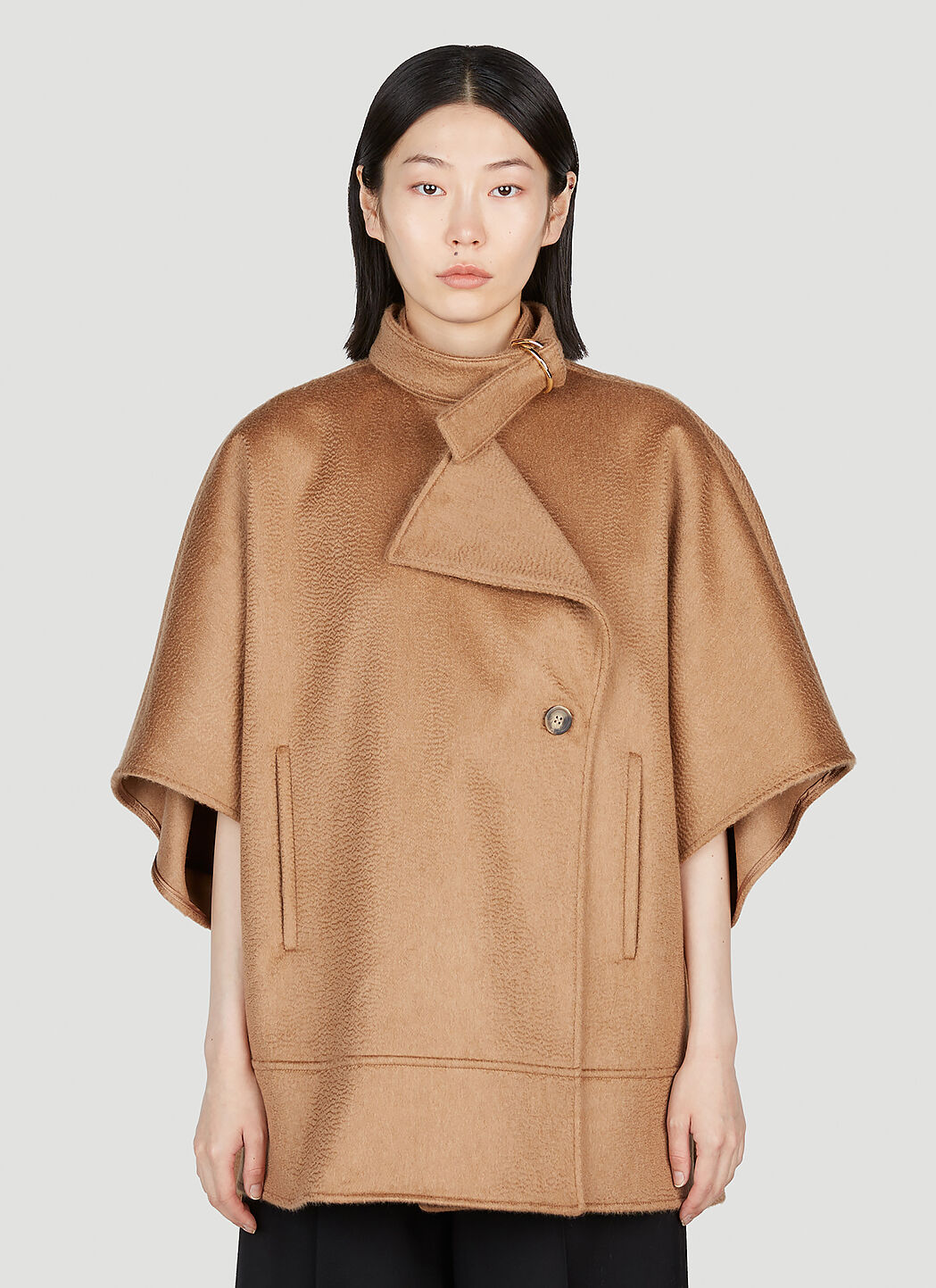 【関税＆送料込み】Max Mara Newmant Biker Jacket Cape In Wo 関税＆送料込み】Max Mara Newmant Biker Jacket Cape In Wo Max