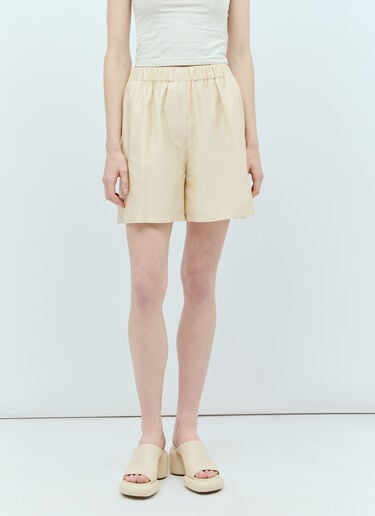 모노그램 자수 쇼츠 Max Mara 모노그램 자수 쇼츠 화이트 max0255003