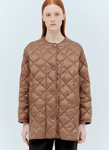 방수 캔버스 재킷 Max Mara 방수 캔버스 재킷 브라운 max0255055