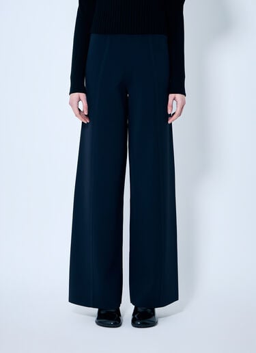 Knit Wide Leg Pants Max Mara Knit Wide Leg Pants Navy max0259002