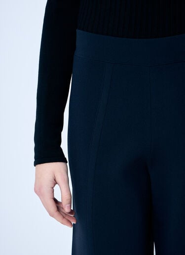 Max Mara Knit Wide Leg Pants Navy max0259002