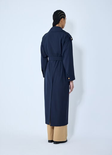 개버딘 울 코트 Max Mara 개버딘 울 코트 블루 max0259008