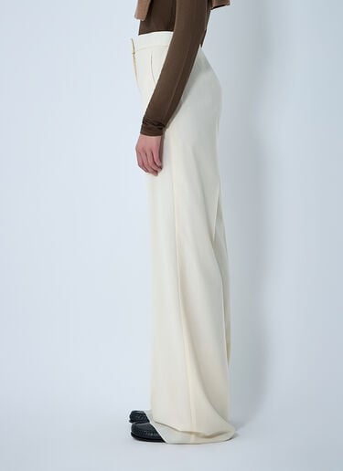 Max Mara Tailored Wool Pants Ivory max0261003