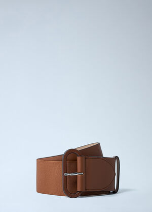 Max Mara Leather Belt Brown max0261031