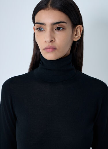 Wool Turtleneck Sweater Max Mara Wool Turtleneck Sweater Black max0262002