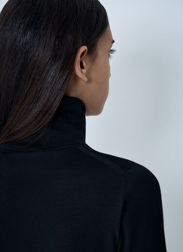 Wool Turtleneck Sweater Max Mara Wool Turtleneck Sweater Black max0262002