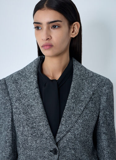 Single-Breasted Blazer Max Mara Single-Breasted Blazer Grey max0262003