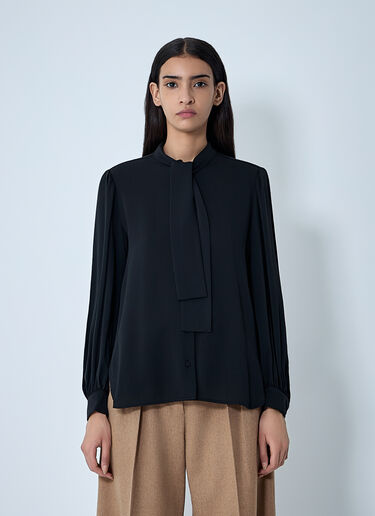 Silk Shirt Max Mara Silk Shirt Black max0262005