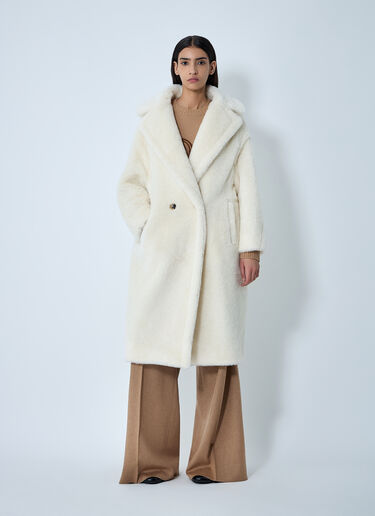 Max Mara Tedgirl Coat White max0262019