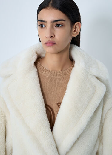Max Mara Tedgirl Coat White max0262019