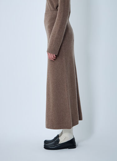 Max Mara Cashmere-Blend Skirt Brown max0262027