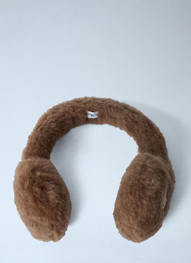 Logo Motif Ear Muffs Max Mara Logo Motif Ear Muffs Camel max0262037