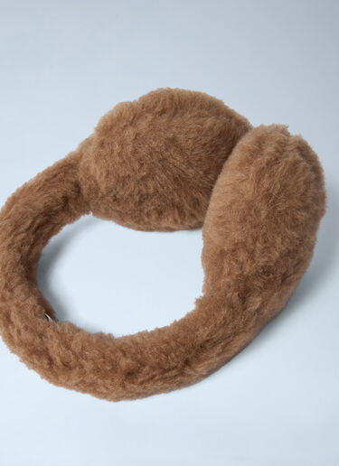 Logo Motif Ear Muffs Max Mara Logo Motif Ear Muffs Camel max0262037