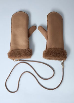 Max Mara Sand Gloves Camel max0262039