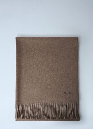 Max Mara Cashmere Scarf Brown max0262041