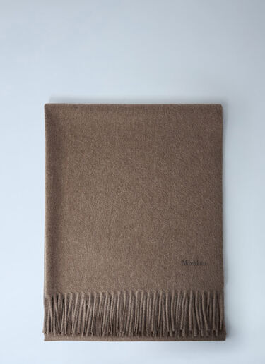 Max Mara Cashmere Scarf Brown max0262041