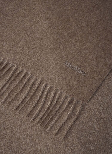 Max Mara Cashmere Scarf Brown max0262041