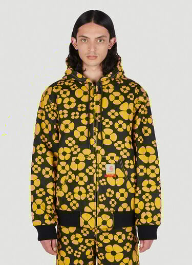 花卉印花连帽夹克 Marni x Carhartt 花卉印花连帽夹克 黄色 mca0150011