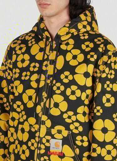 花卉印花连帽夹克 Marni x Carhartt 花卉印花连帽夹克 黄色 mca0150011