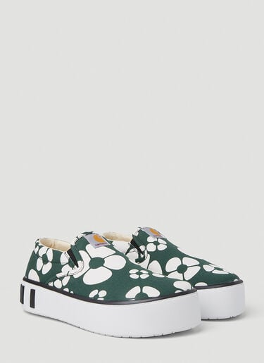 Marni x Carhartt Paw 运动鞋 绿色 mca0250016