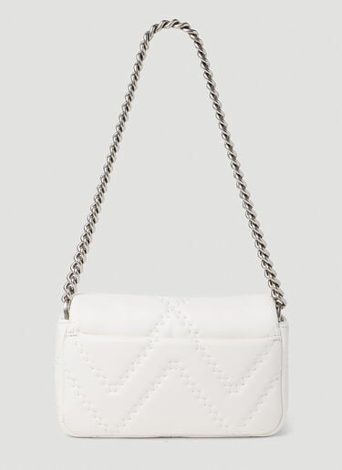 Quilted J Marc Mini Shoulder Bag Marc Jacobs Quilted J Marc Mini Shoulder Bag White mcj0252025