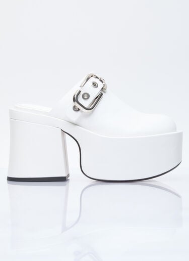 The J Marc Leather Clogs Marc Jacobs The J Marc Leather Clogs White mcj0254014