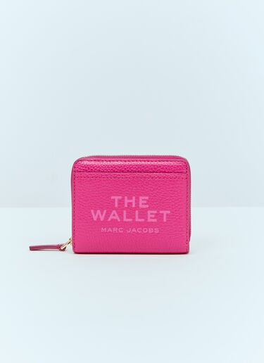 The Leather Mini Compatct Wallet Marc Jacobs The Leather Mini Compatct Wallet Pink mcj0255034