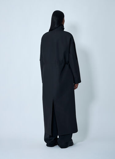 Moncler x EE72 by Edward Enninful Winifred Long Windbreaker Jacket Black mee0262003