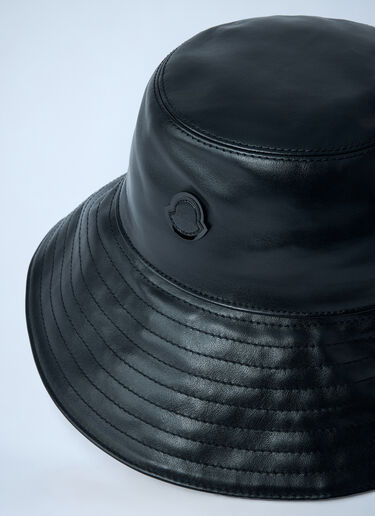 Moncler x EE72 by Edward Enninful Logo Motif Bucket Hat Black mee0262006